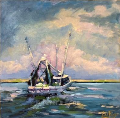 Outbound Apalachicola by Lynne Fraser